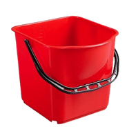 8107B Filmop Wiadro plastikowe z rączką 25l czerwone