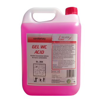 SL204/5 Gel Wc Acid Kwaśny koncentrat żelowy do mycia sanitariatów 5l