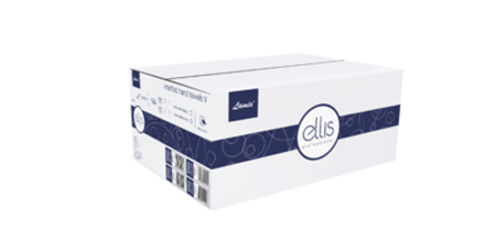 LAM2615 Ręcznik składany ZZ biało-fioletowy 2-warstwowy 3000 szt. Cliver ELIS 2615 – celuloza, premium