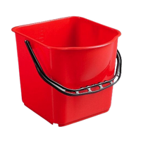 8108B Filmop Wiadro plastikowe z rączką 15l czerwone