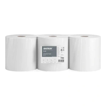 3402 Katrin Plus czyściwo papierowe w roli 189,09m 2-warstwowy 3 rolki PROMOCJA