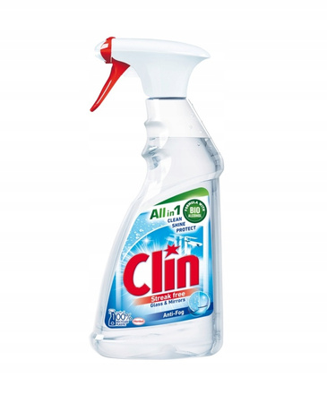 CLIN Anty Para Płyn do mycia okien i luster z atomizerem 500ml