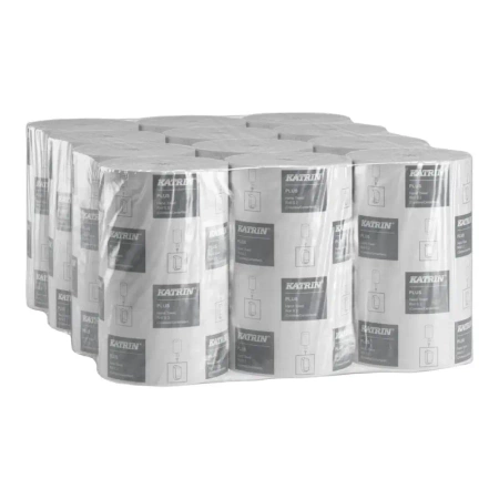 97494 Ręcznik papierowy w roli Katrin Plus S2 biały 2-warstwowy 60 m