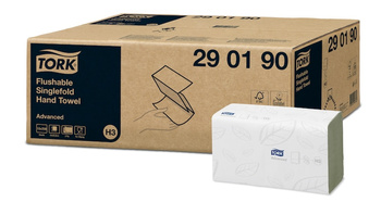 290190 TORK Singlefold Hand Towel Advanced H3 – papierowy ręcznik do rąk, spłukiwalny, 2-warstwowy, składany ZZ