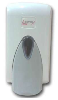 DM.F050010B.10 Dozownik mydła w pianie 500 ml Silverline biały F5 – ścienny, plastikowy