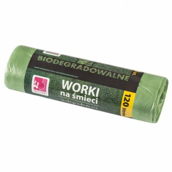 W120LD/10BIO Worek na śmieci zielony 120l 10szt LD M