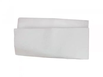 SERWETKI33X33 Serwetki papierowa 1/8, 33x33 cm, 500 szt, biała, 1-warstwa  – do dyspenserów