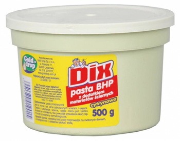 Pasta BHP 500g ze ścierniwem CYTRYNOWA
