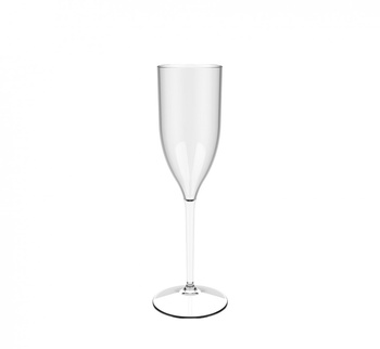 KUBEK0,4/50 Plastikowe kieliszki do szampana 170 ml – 10 szt. | Wielorazowe, transparentne, na eventy i uroczystości