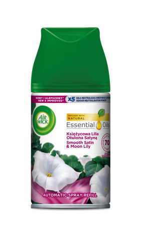 AIR WICK Wkład do automatycznego odświeżacza powietrza Księżycowa Lila Otulona Satyną 250ml