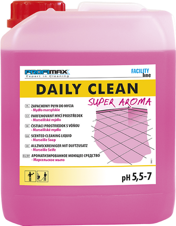 LAKMADCMYDM/5 Daily Clean Super Aroma – mydło marsylskie, płyn do mycia wodoodpornych powierzchni 5 L