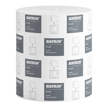 460058 Katrin Plus System ręcznik papierowy w rolce do podajnika 100m 2-warstwowy celuloza 6 rolek