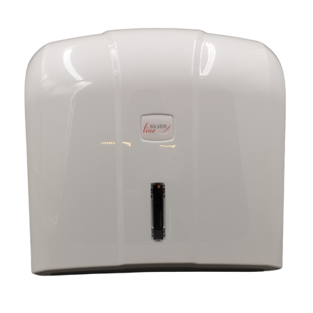 DZ.S10B.10 Dozownik do ręczników składanych ZZ "M" SilverLine biały – plastikowy, 400 listków