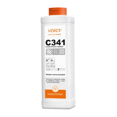 VOIC341/1 Voight C341 FLOOR PROTECT / zamiennik NANO ORANGE – Profesjonalny środek do mycia podłóg wodoodpornych z nanotechnologią 1l