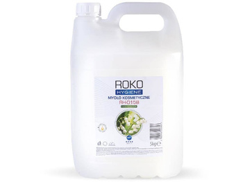 KOS01/5 Mydło kosmetyczne ROKO PROFESSIONAL HYG 5L – zielone jabłko / konwalia / różane