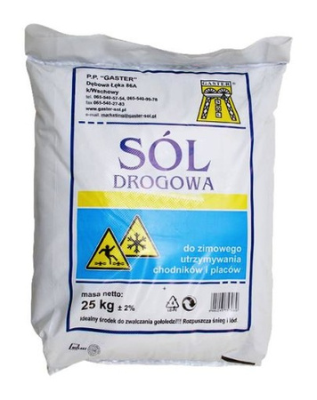 SOLDRO/25 Sól drogowa z antyzbrylaczem 25 kg – chlorek sodu NaCl