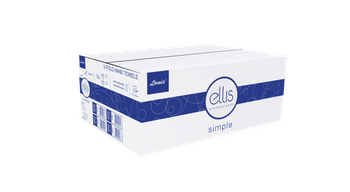 LAM2837 Ręcznik składany ZZ biały 2-warstwowy 3000 szt. Ellis Simpla 2837 – celulozowy, gofrowany, klejony