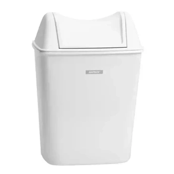 91851 Katrin Pojemnik Higieniczny 8L biały – kompaktowy, plastikowy