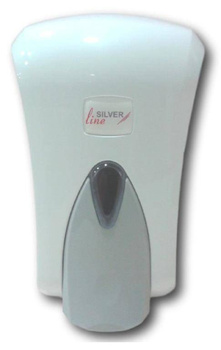 DM.L100010B.10 Dozownik mydła w płynie SilverLine 1000 ml biały S6