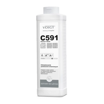 VOIC591/1 Voigt C591 PROTECT WOOD – Woskowo-polimerowy nabłyszczacz do podłóg drewnianych 1l