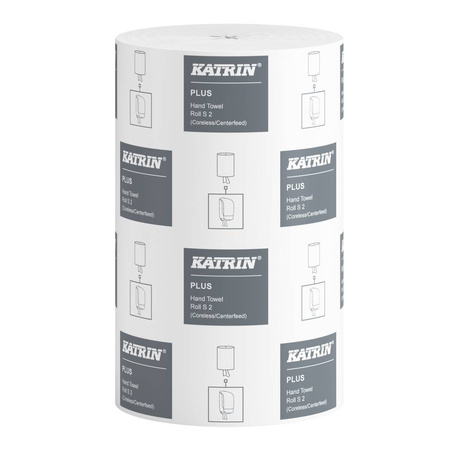 2634 Katrin Ręcznik papierowy w roli Mini 60,03m 2-warstwowy celuloza 12 rolek