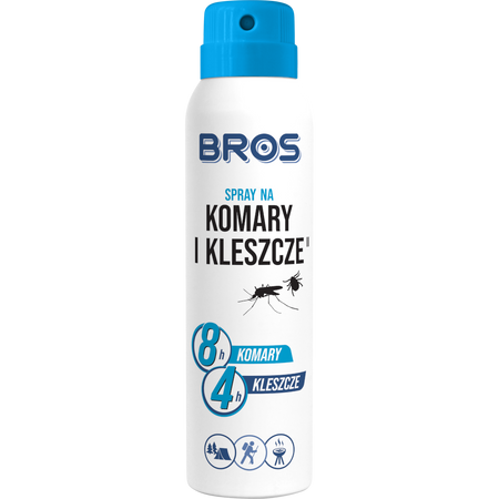 BROS/SPRKK Środek przeciw komarom i kleszczom BROS 90ml