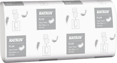 61563 Katrin W-fold Non-Stop Long Wide – ręczniki składane 3-warstwowe, 2250 listków (Handy Pack)