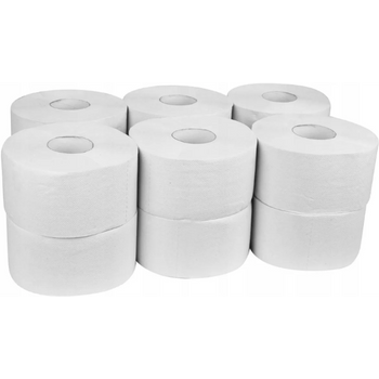 Katrin Basic Papier Toaletowy Jumbo 100m 2-warstwowy biały 84% 12 rolek MT