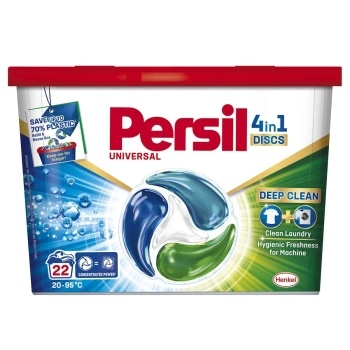 PERSILKAPSUN/22 Persil Discs Universal 22 kapsułki do prania – 4w1 do prania tkanin