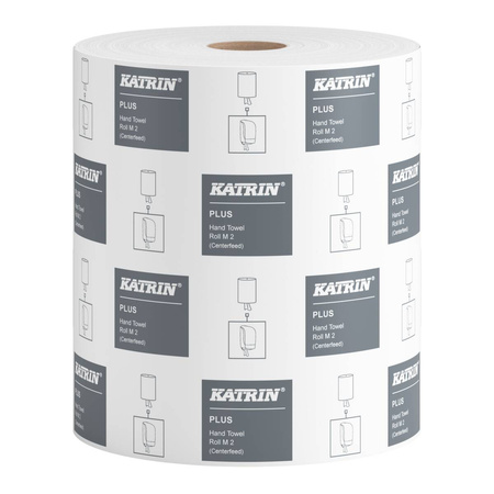 2658 Katrin Ręcznik papierowy w roli Maxi 90m 2-warstwowy celuloza 6 rolek