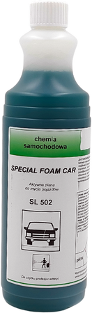 SL502 Silverline Special Foam Car – Aktywna piana do mycia pojazdów 1L