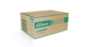 LAM2226 Ręcznik papierowy składany ZZ 4000szt szary – 1-warstwowy, makulatura, Cliver Professional