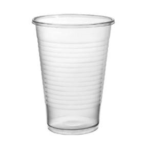 KUBEK0,2/100 Kubki 200 ml – 100 szt. | Wielorazowe, ekologiczne, do gorących napojów, biały/przezroczysty