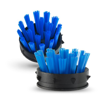 CT07504BL Szczoteczki czyszczące do wycieraczek gumowych – niebieskie, nylonowe
