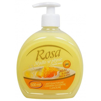 ROSA Mydło kremowe mleko & miód z pompką 500ml