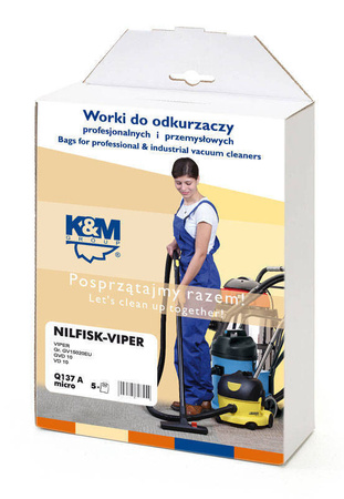 Filtr microbag Q137 10l VIPER DSU8/DSU10/DSU12 a'5szt.