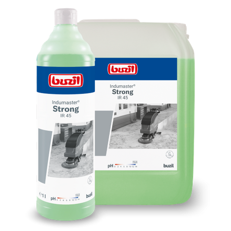 BUIR45/10 Indumaster Strong IR 45 – Silnie alkaliczny środek do usuwania ciężkich zabrudzeń przemysłowych 10l