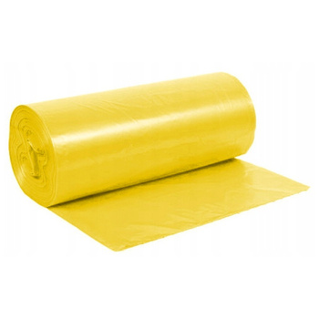W120LD/25Y50 Worek na śmieci żółte 120l 25szt LD VECO