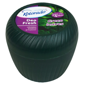KOLORADO Deo Fresh Odświeżacz powietrza w żelu Zielone liście 150g