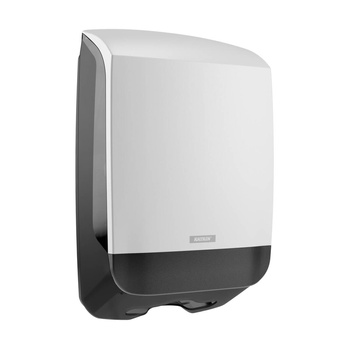 77410 Katrin dozownik na ręczniki składane M – biały, uniwersalny podajnik