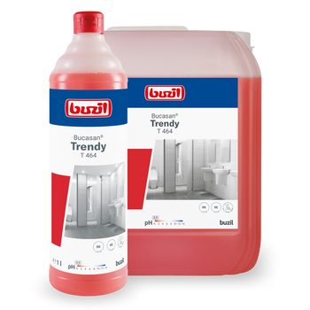 T464 Buzil Bucasan Trendy Środek do pielęgnacji sanitariatów o intensywnym zapachu na bazie kwasu amidosulfonowego 1l