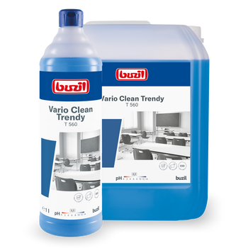 T560 Buzil Vario-Clean Trendy Neutralny środek myjący i chroniący do tworzywa sztucznego 1l
