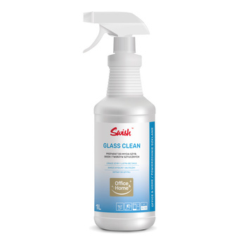Swish Glass Clean Środek o dzialaniu odtłuszczającym do mycia szyb, luster i tworzyw sztucznych z atomizerem 1l