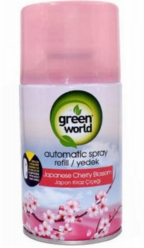 GREEN WORLD Zapas do automatycznego odświeżacza Kwiat Wiśni Japońskiej 250ml