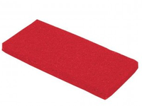 MA12/25R Pad prostokątny czerwony 12×25 cm – do ręcznego czyszczenia delikatnych posadzek
