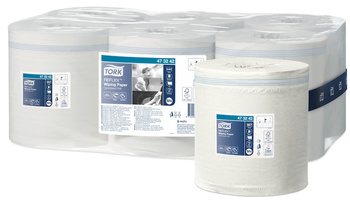 473242 TORK Ręcznik papierowy Midi T8 1-warstwowy 300mb 6szt. celuloza+ makl. biały