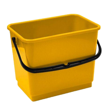 8218C Filmop Wiadro plastikowe z rączką 6l żółte