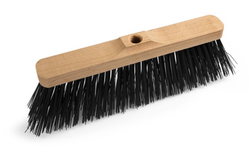 9020 Filmop Drewniana szczotka przemysłowa do zamiatania z twardym nylonowym włosiem 33cm