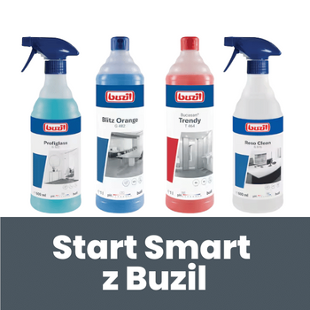 Start Smart z Buzil – Profesjonalna Czystość w 4 Krokach