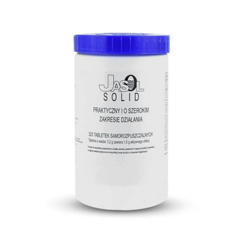 JASOLT/320 JASOL SOLID – tabletki chlorowe samorozpuszczalne 320 szt./1 kg – szerokie spektrum dezynfekcji